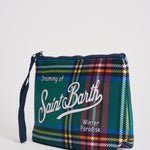 Pochette donna Aline tartan verde ALINE WTARTAN51 MC2 SAINT BARTH
