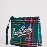Pochette donna Aline tartan verde ALINE WTARTAN51 MC2 SAINT BARTH