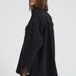 Camicia donna denim nero NOA GRAPHITE ICON DENIM