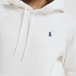 Felpa donna con cappuccio bianca 211943007 001 RALPH LAUREN