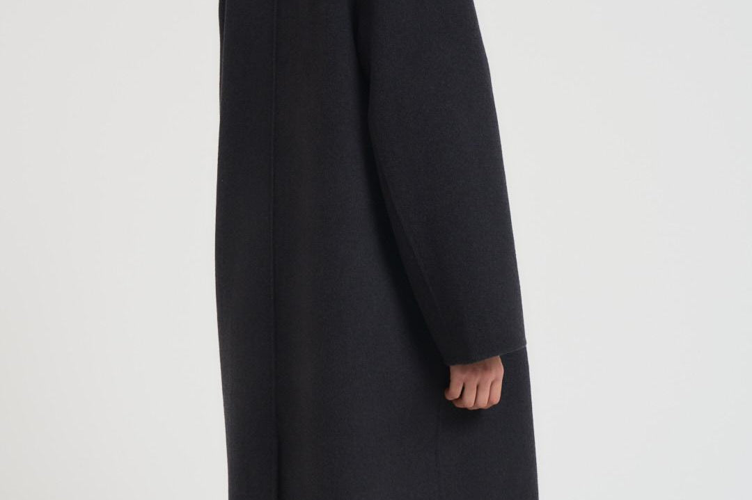 Cappotto donna in lana antracite DIANE DARK GREY ACCADEMIE TESSILI