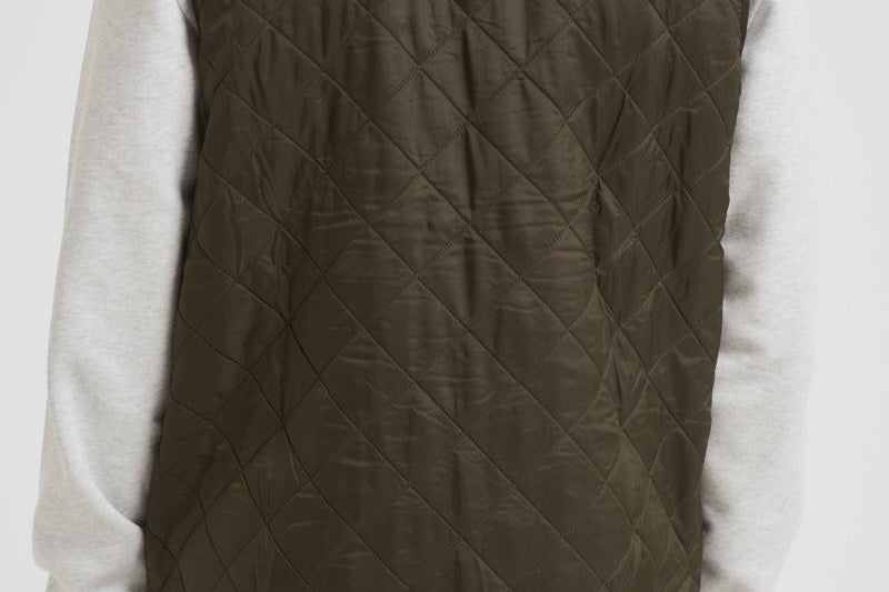 Gilet uomo trapuntato Polarquilt verde MLI0002 OL91 BARBOUR