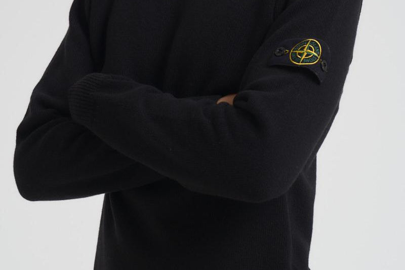 Maglia uomo girocollo nera 5100072 S00A3V0029 STONE ISLAND