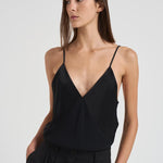 Top donna Shiny Anvers satinato nero 14065 8007NERO FORTE FORTE