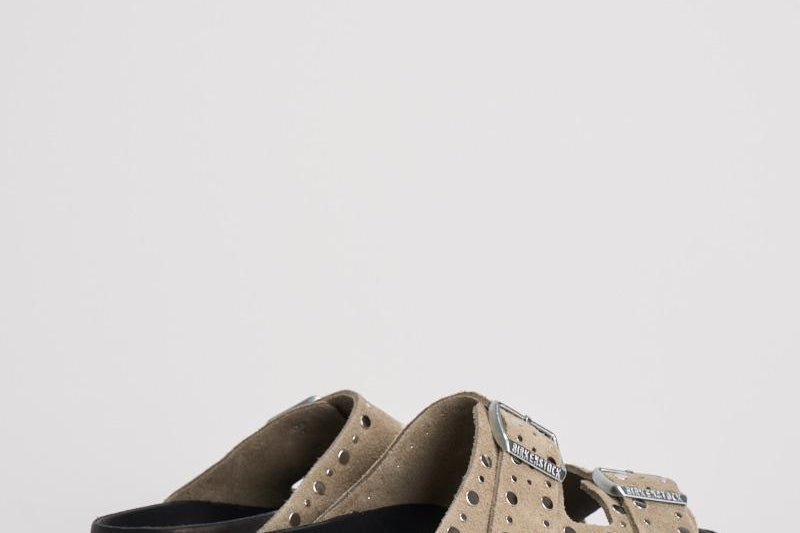 Sandalo donna Arizona taupe con borchie 1027870 TAUPE BIRKENSTOCK