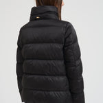 Piumino donna corto nero PI001936D 9300 HERNO