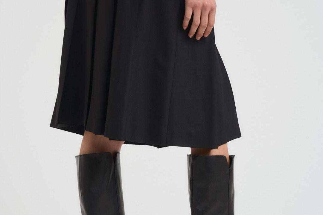Gonna donna midi Gimmy nera GIMMY 005 MAX MARA STUDIO