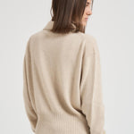 Polo donna in maglia gesso L5WC76 W55 LIVIANA CONTI