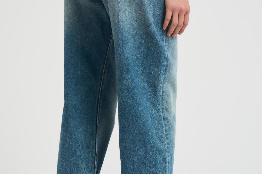 Jeans Poppy donna in denim chiaro POPPY AGEDSTONE ICON DENIM