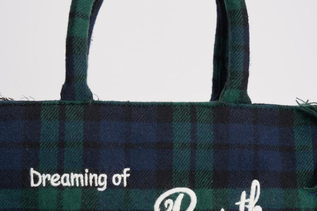 Borsa donna Colette tartan verde COLETTEWL TART5161 MC2 SAINT BARTH