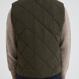 Gilet uomo trapuntato Lowerdale verde oliva MGI0298 OL91 BARBOUR