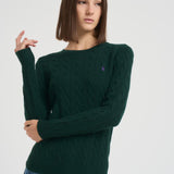 Maglia donna a girocollo verde 211971865 009 RALPH LAUREN