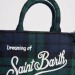 Borsa donna Vanity Mini tartan verde VANITYMNWL TART5161 MC2 SAINT BARTH