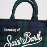 Borsa donna Vanity Mini tartan verde VANITYMNWL TART5161 MC2 SAINT BARTH