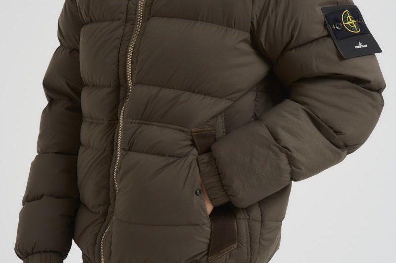 Piumino uomo Tunnel Down verde militare 4100040 S0028V0054 STONE ISLAND