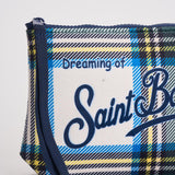 Pochette donna Aline con stampa tartan ALINE TARTAN10 MC2 SAINT BARTH