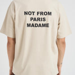 T-shirt uomo girocollo beige TS203 CO0002MT DROLE DE MONSIEUR
