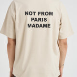 T-shirt uomo girocollo beige TS203 CO0002MT DROLE DE MONSIEUR
