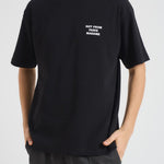 T-shirt uomo girocollo nera TS203 CO0002BL DROLE DE MONSIEUR