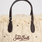 Borsa donna Colette a trecce panna COLETTEWL BRAID12 MC2 SAINT BARTH