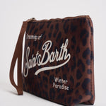 Pochette donna Aline animalier marrone ALINE DKLEO18 MC2 SAINT BARTH