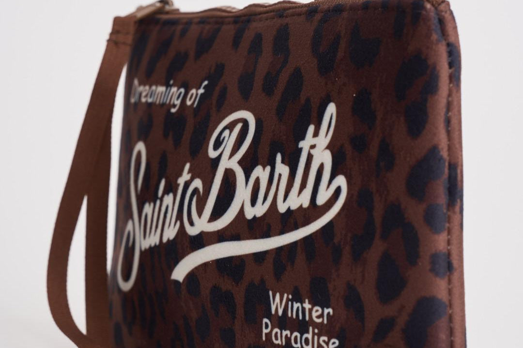 Pochette donna Aline animalier marrone ALINE DKLEO18 MC2 SAINT BARTH