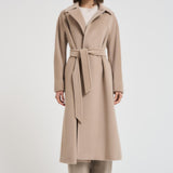 Cappotto donna lungo Tenzone beige TENZONE 020 MAX MARA STUDIO