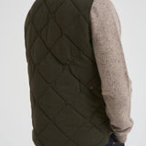 Gilet uomo trapuntato Lowerdale verde oliva MGI0298 OL91 BARBOUR