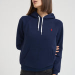 Felpa donna con cappuccio blu 211943007 002 RALPH LAUREN