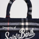 Borsa donna Colette tartan nera COLETTEWL TART0041 MC2 SAINT BARTH