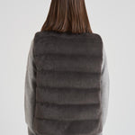 Piumino gilet eco fur donna PI002122D 9480 HERNO