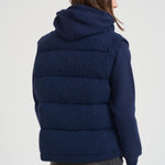 Gilet donna trapuntato in lana blu notte 211966120 500 RALPH LAUREN