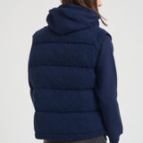 Gilet donna trapuntato in lana blu notte 211966120 500 RALPH LAUREN