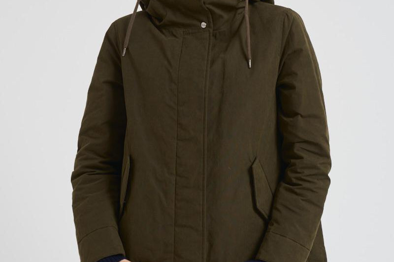 Giubbotto parka donna verde militare PI002106D 7740 HERNO