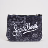 Pochette donna Aline fantasia bandana nera ALINE WBANDPLAID00 MC2 SAINT BARTH