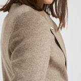Giacca donna doppiopetto tortora 2156 52578 LUBIAM