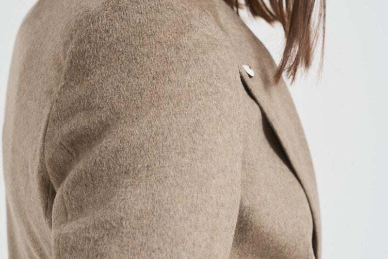 Giacca donna doppiopetto tortora 2156 52578 LUBIAM
