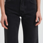 Jeans donna Hugh in denim nero 1134009 VINTAGEBLACK ANINE BING