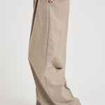 Pantalone donna a palazzo tortora L32 GEST LIVIANA CONTI