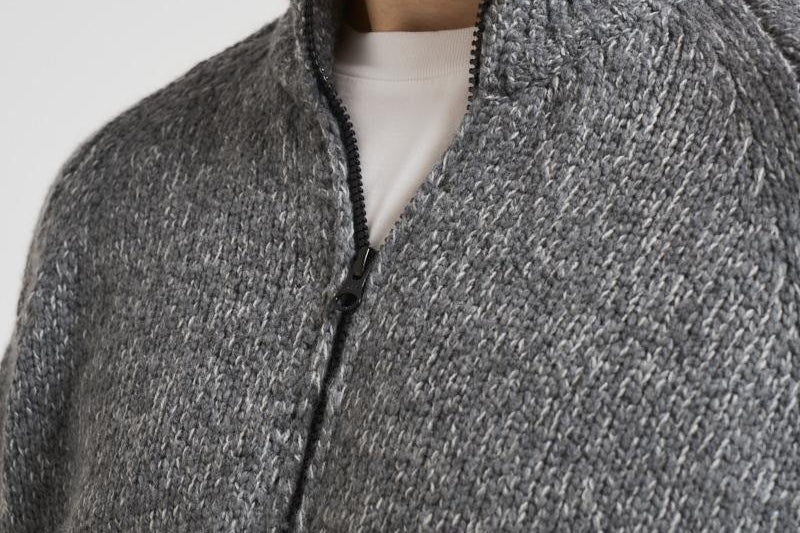 Cardigan uomo Fancy Yarn Mouliné grigio 5100051 S00N1V0M6B STONE ISLAND