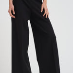 Pantalone donna a palazzo nero L5WI53 Y69 LIVIANA CONTI