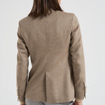 Giacca donna doppiopetto tortora 2156 52578 LUBIAM
