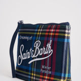 Pochette donna Aline tartan blu ALINE WTARTAN61 MC2 SAINT BARTH