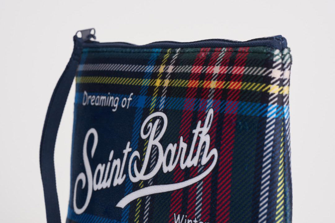 Pochette donna Aline tartan blu ALINE WTARTAN61 MC2 SAINT BARTH