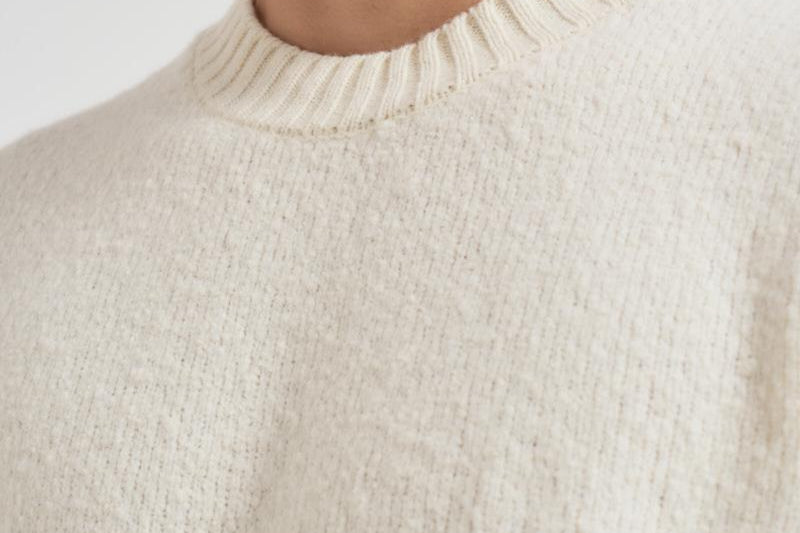 Maglia uomo girocollo panna 5100056 S00N2V0093 STONE ISLAND