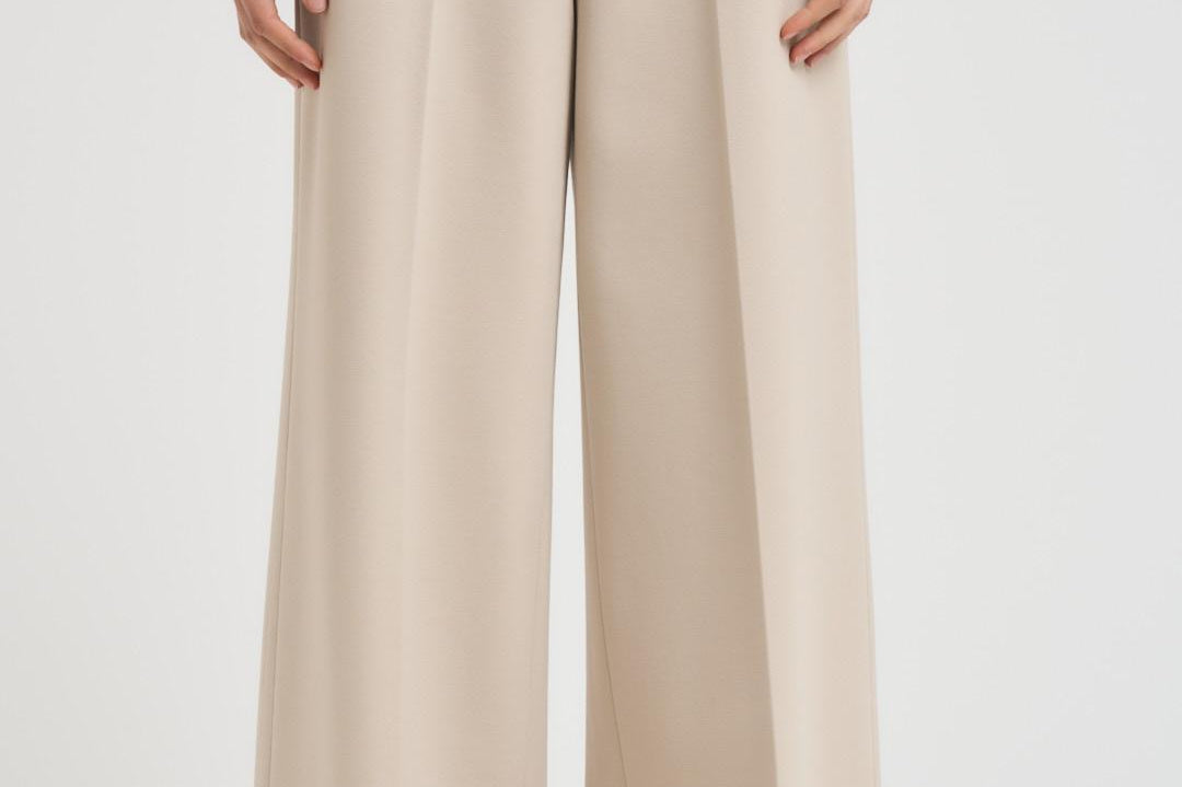 Pantalone donna a palazzo gesso L5WI53 W45 LIVIANA CONTI