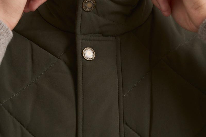 Gilet uomo trapuntato Lowerdale verde oliva MGI0298 OL91 BARBOUR