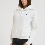 Felpa donna con cappuccio bianca 211943007 001 RALPH LAUREN