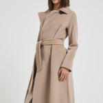 Cappotto donna lungo Tenzone beige TENZONE 020 MAX MARA STUDIO