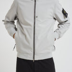 Giacca uomo Soft Shell grigio chiaro Q100004 S0B22V0061 STONE ISLAND